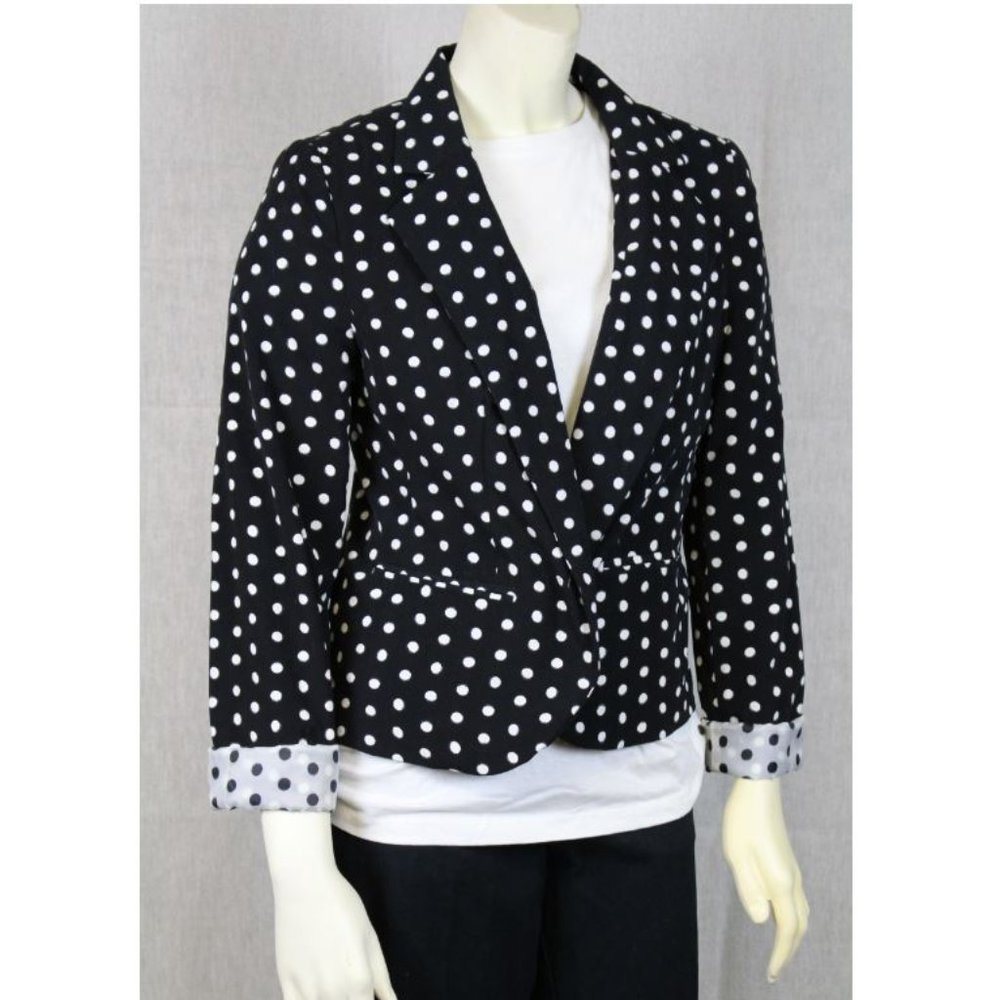 Black and white Lauren Conrad blazer
